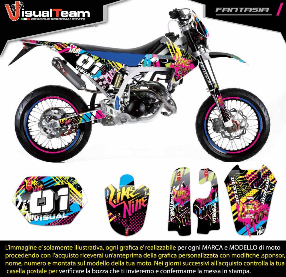 Kit Adesivi Motocross per FANTIC