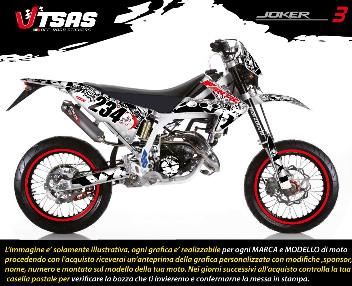 Kit Adesivi Motocross per FANTIC