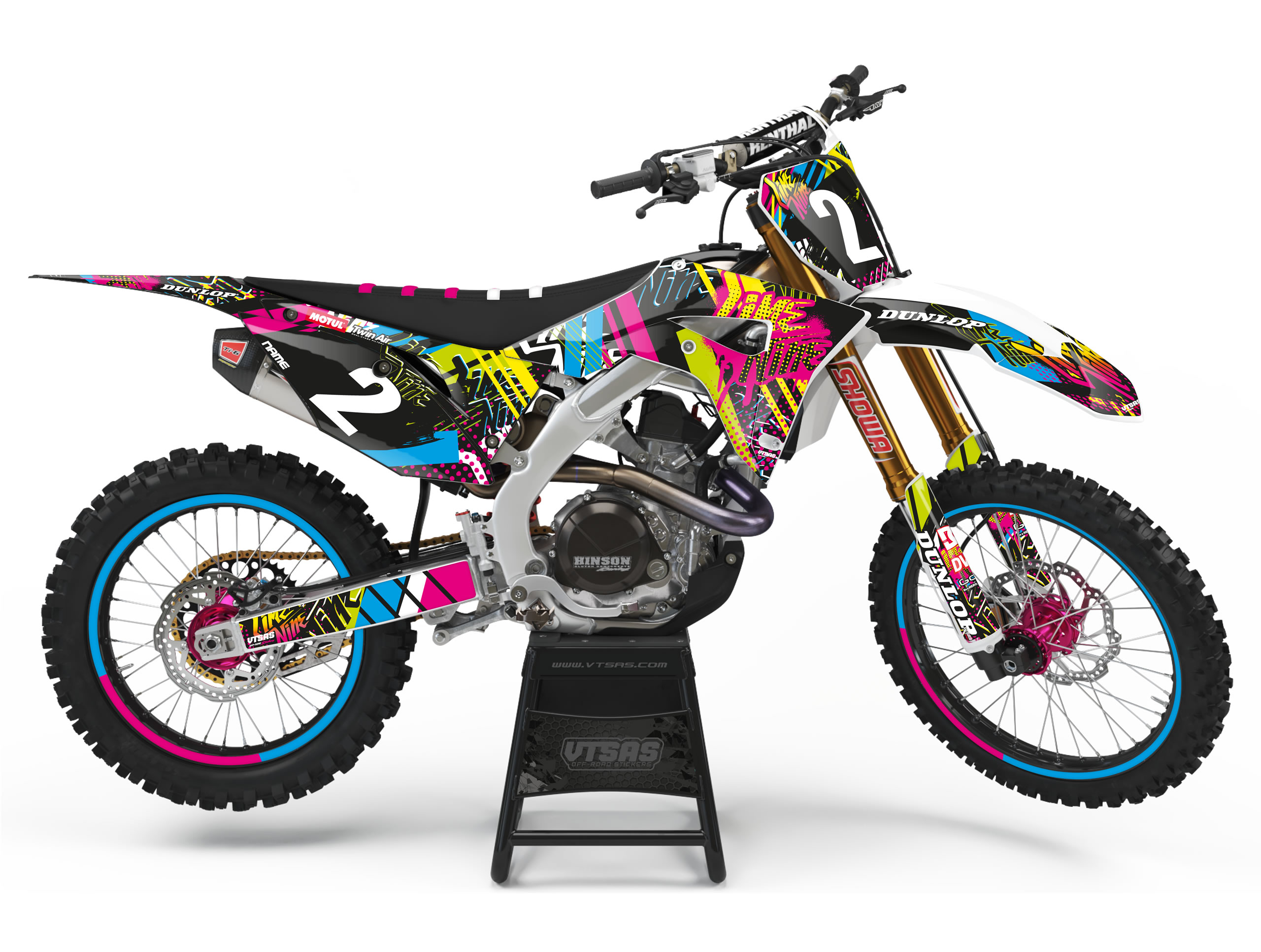 Kit Adesivi Motocross per HONDA