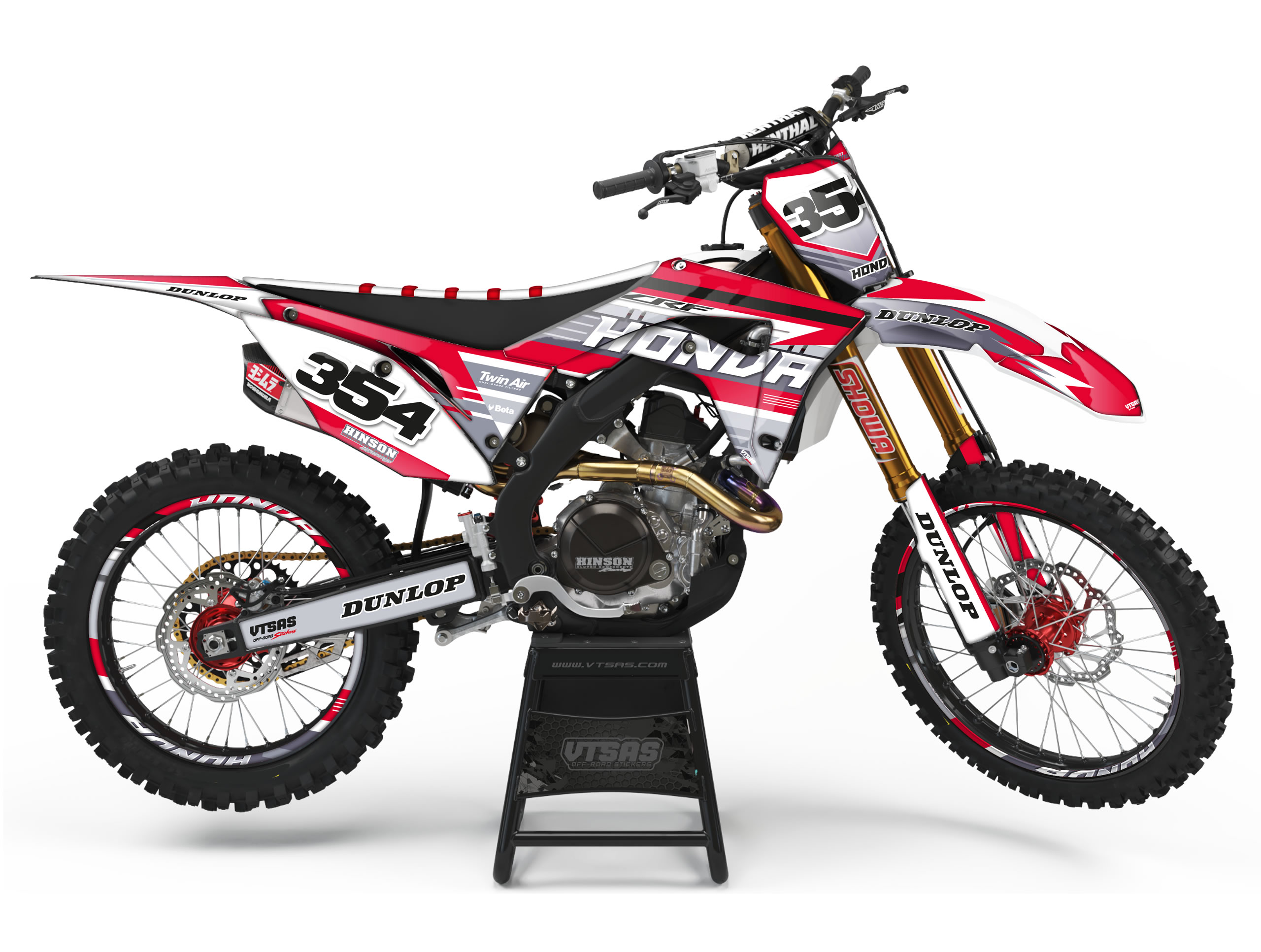Kit Adesivi Motocross per HONDA