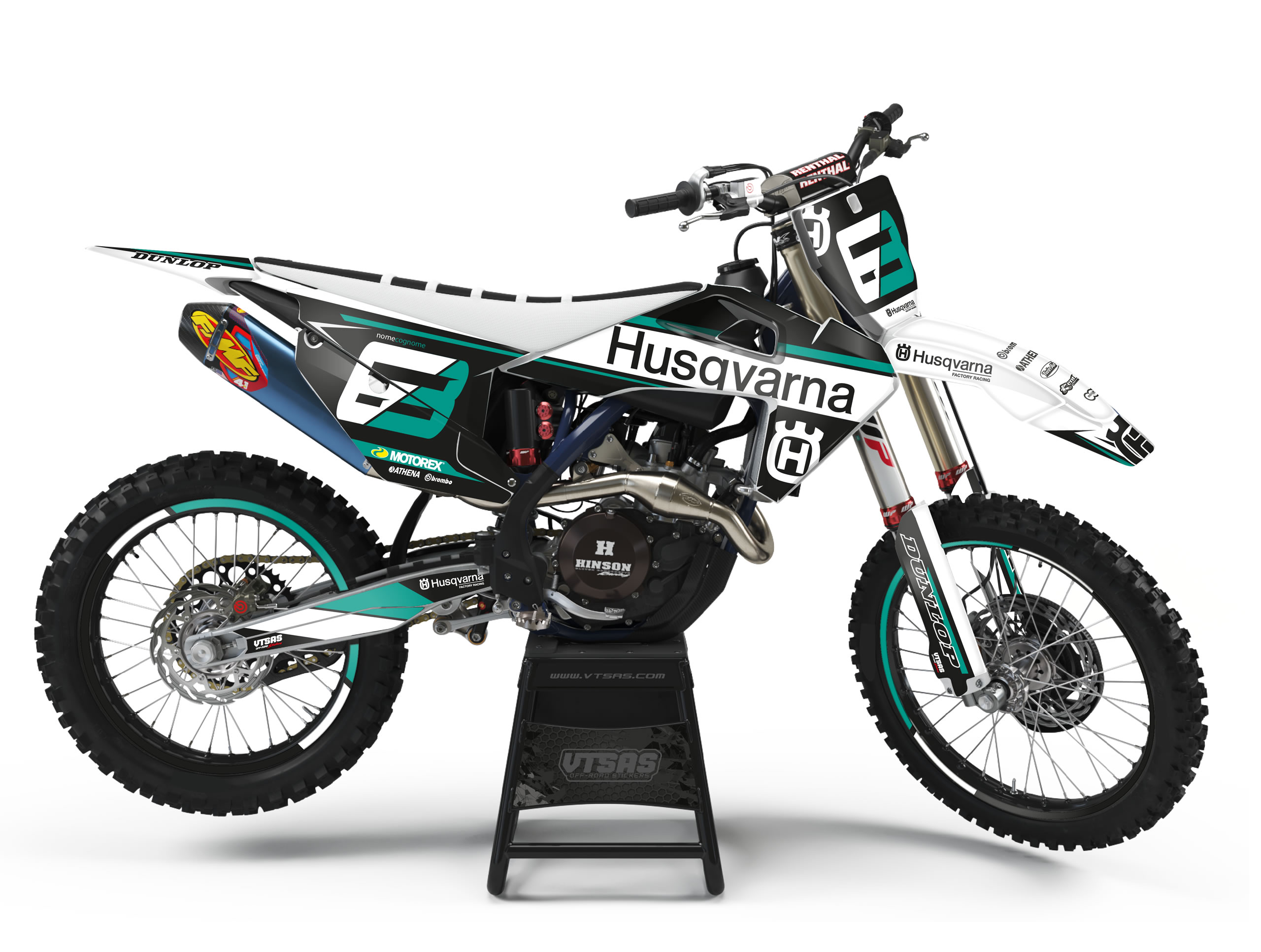 Kit Adesivi Motocross per HUSQVARNA