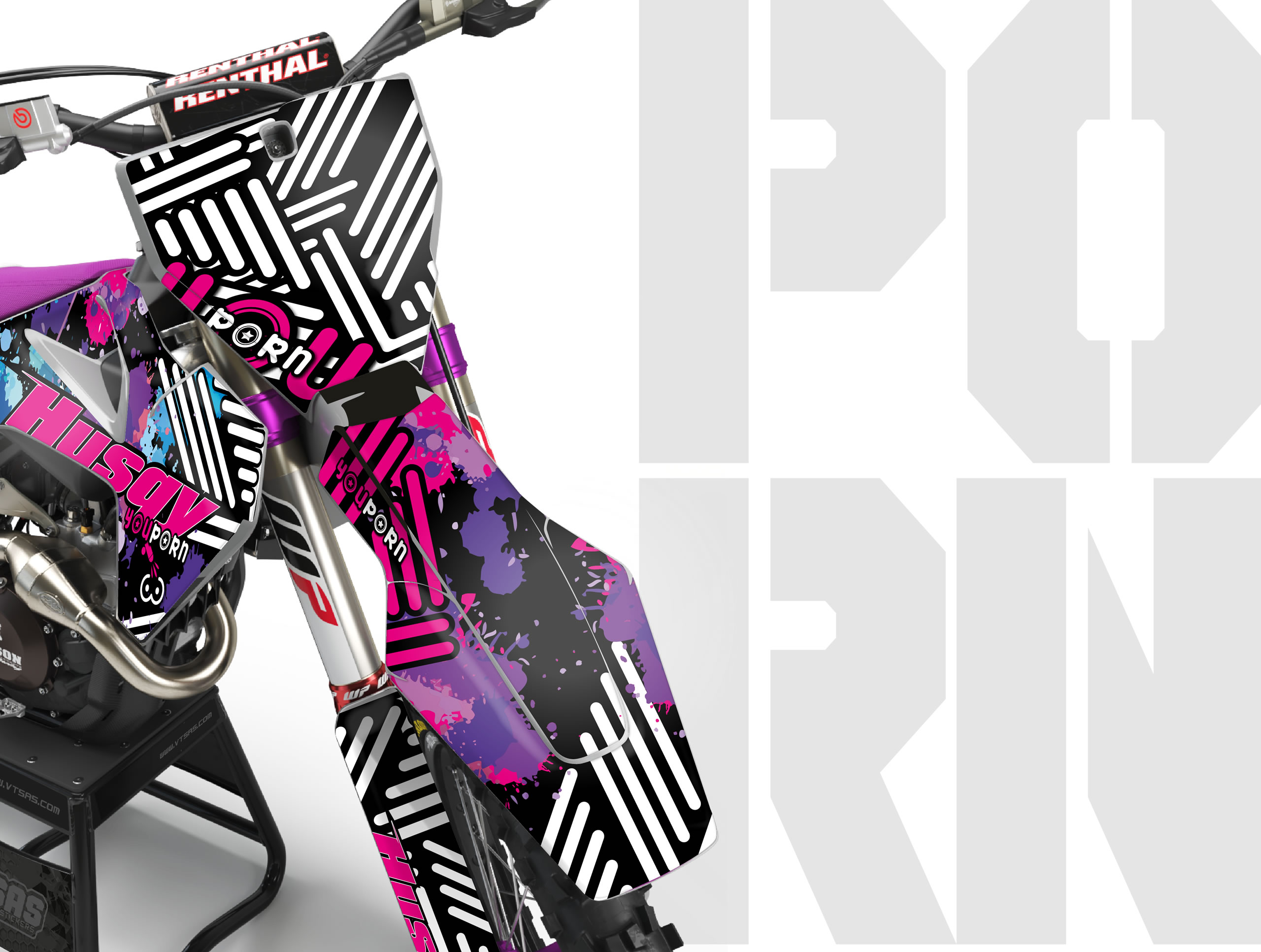 Kit Adesivi Motocross per HUSQVARNA