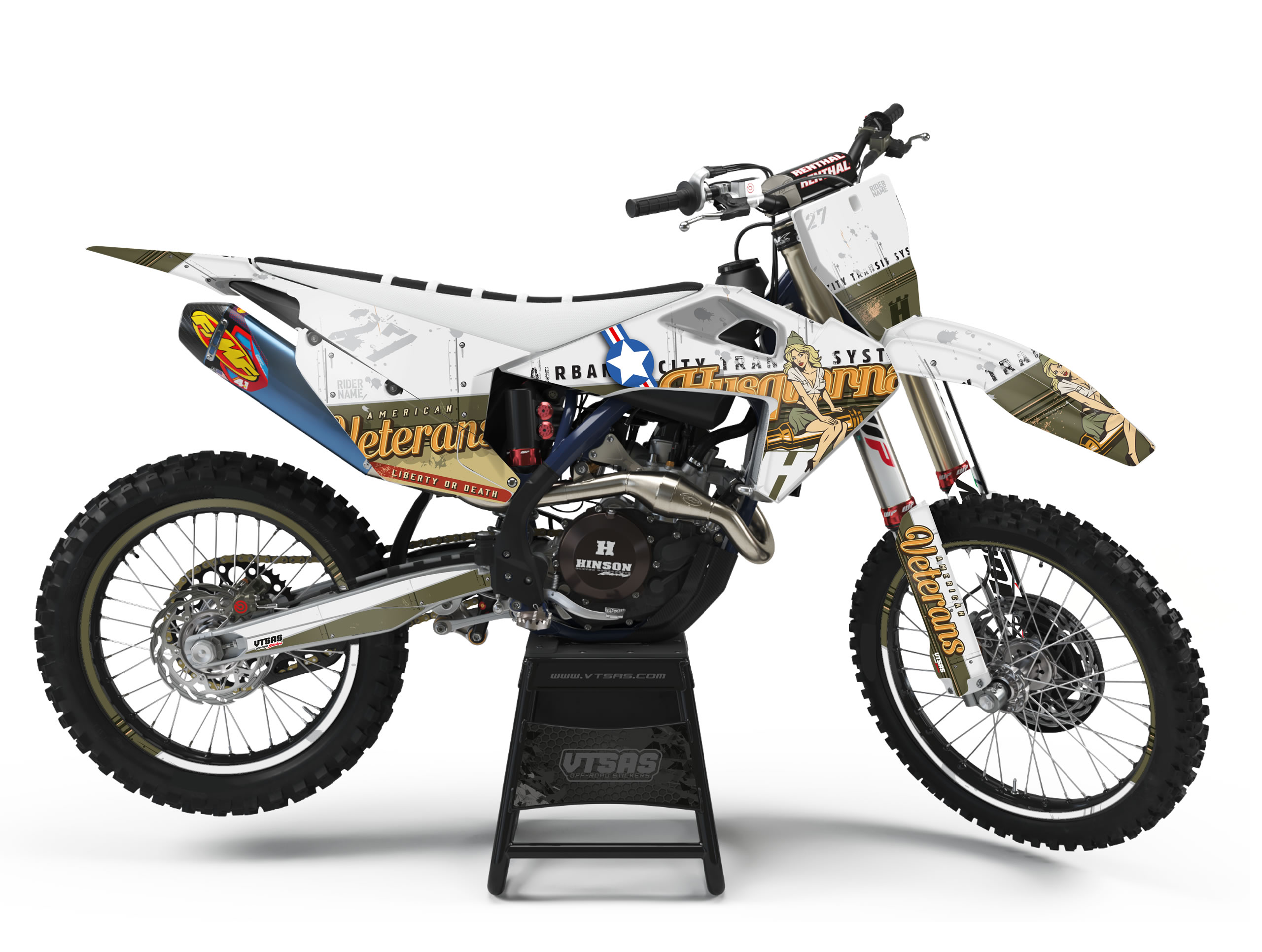 Kit Adesivi Motocross per HUSQVARNA