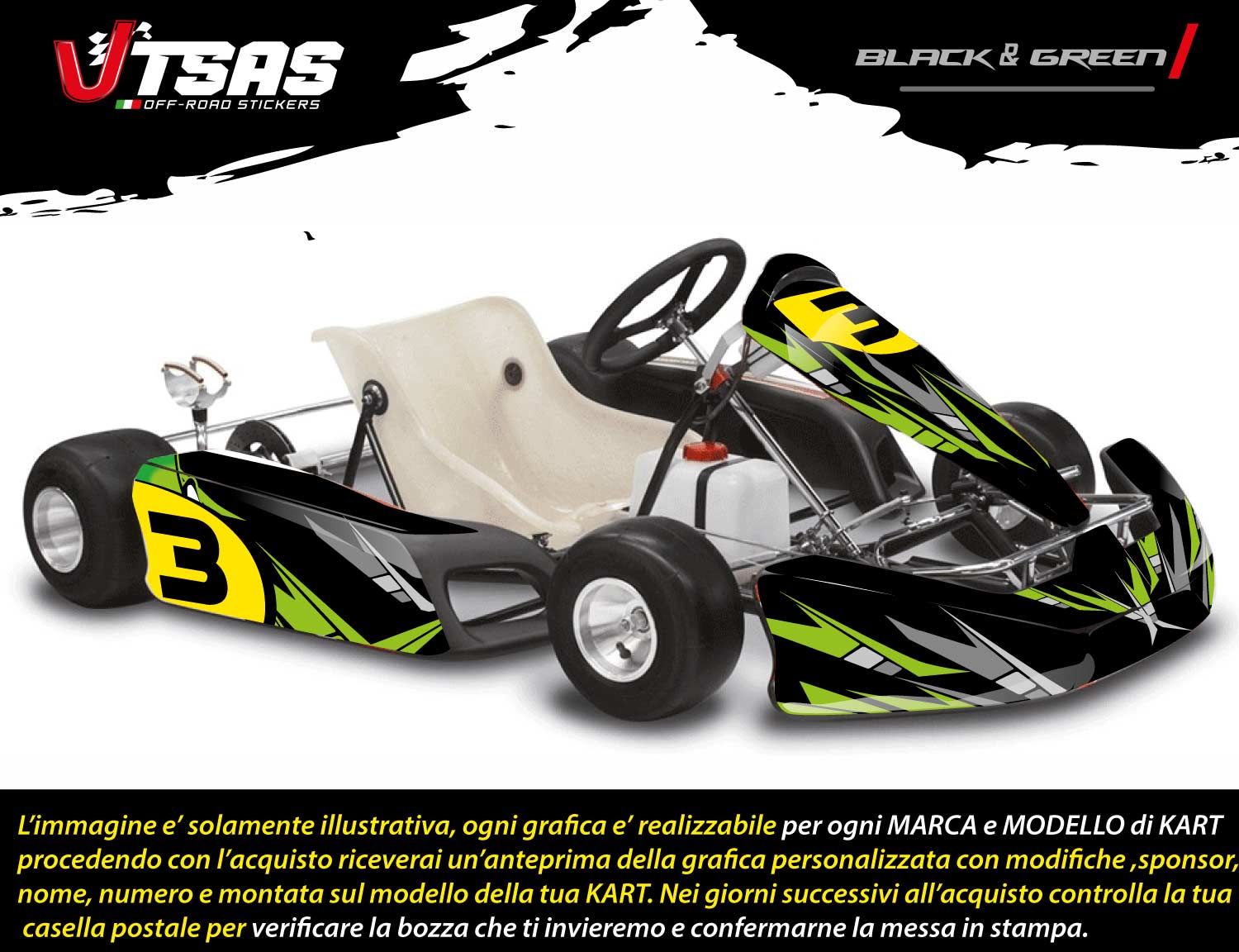 KART BLACK & GREEN