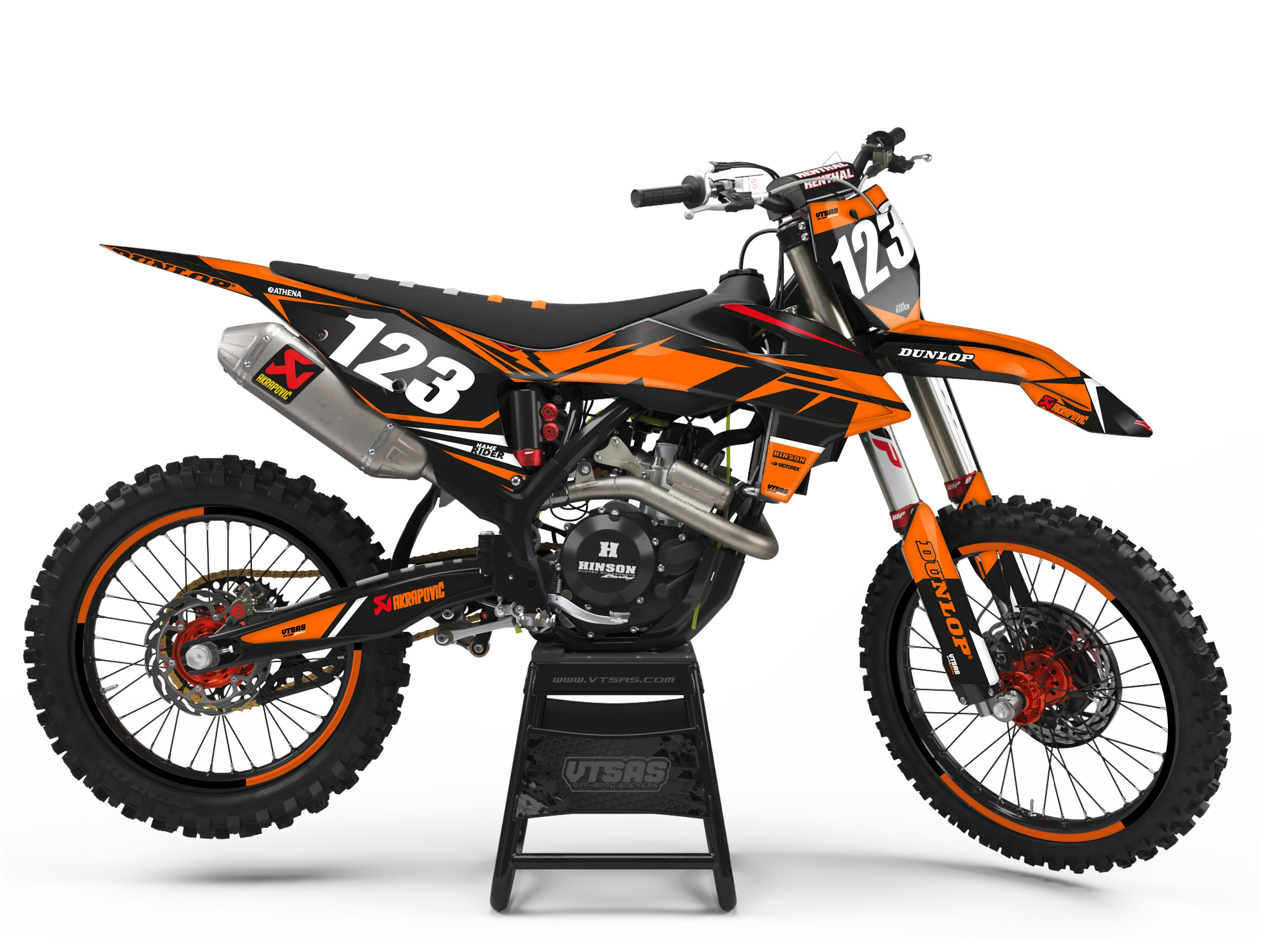 Kit Adesivi Motocross per KTM