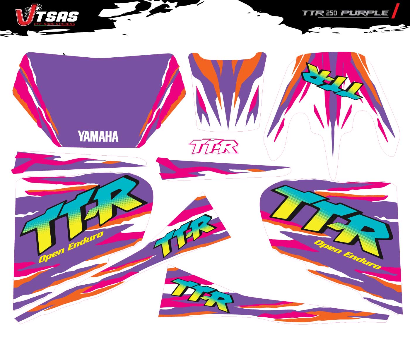 OLD TTR 250 PURPLE