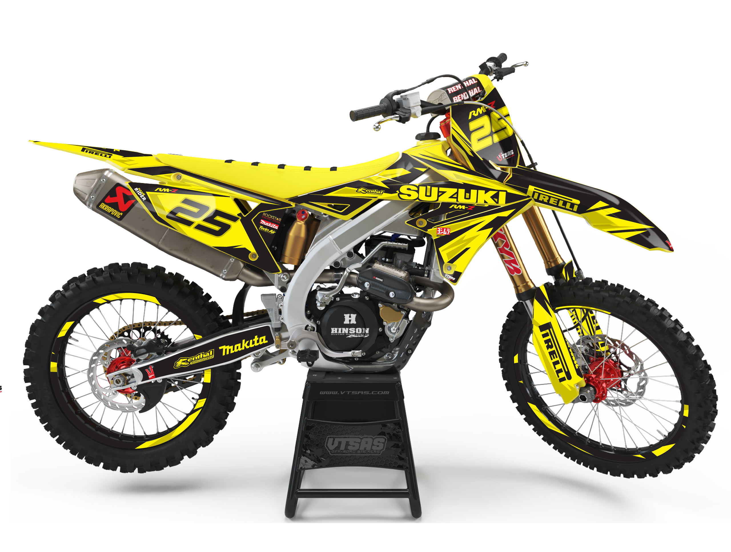 Kit Adesivi Motocross per SUZUKI