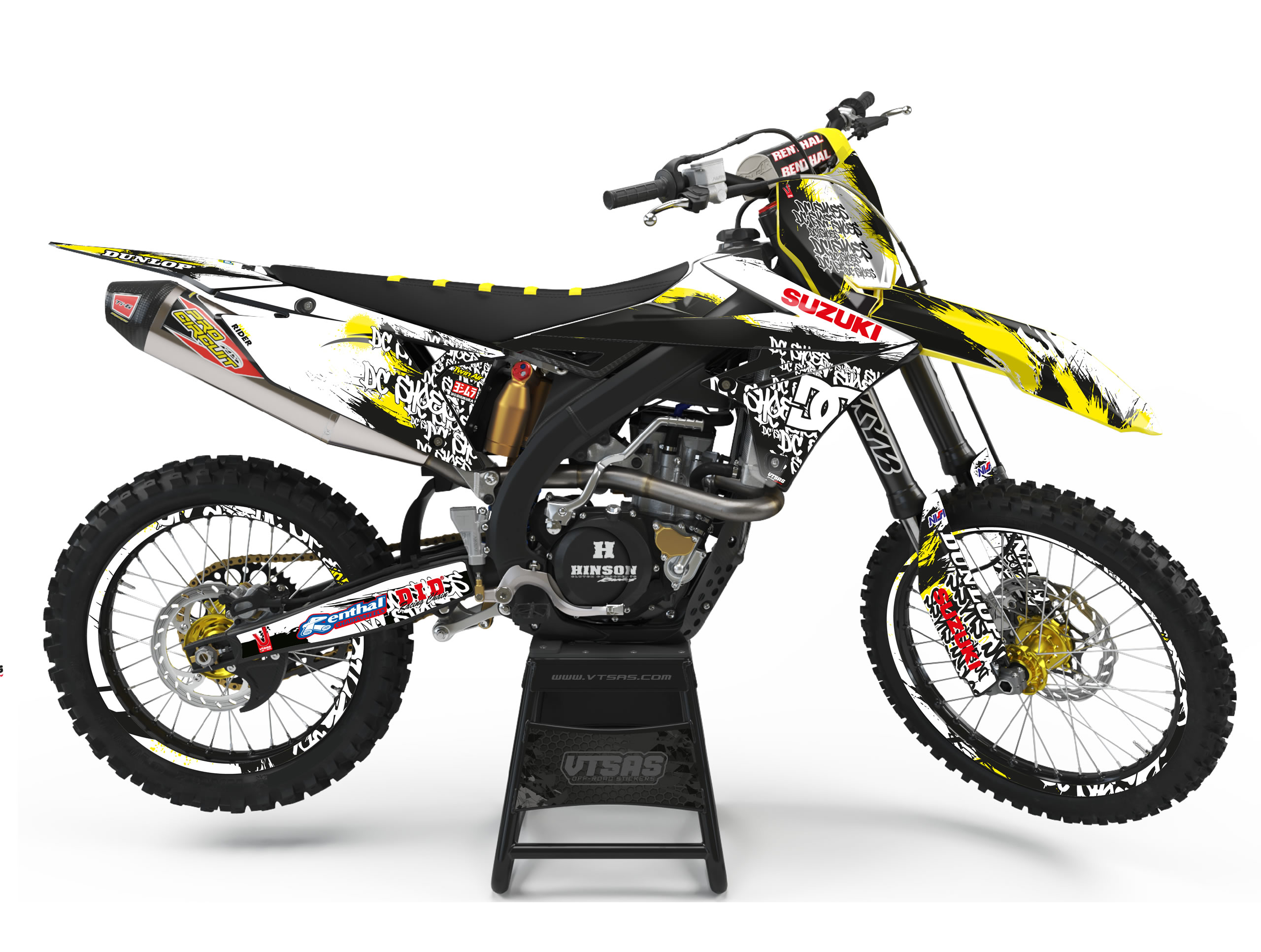 Kit Adesivi Motocross per SUZUKI