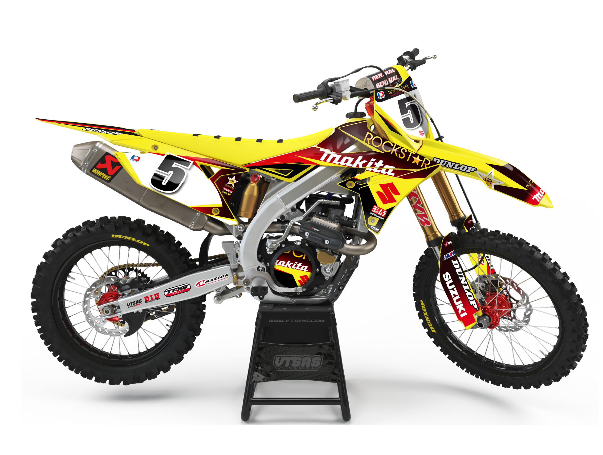 Kit Adesivi Motocross per SUZUKI