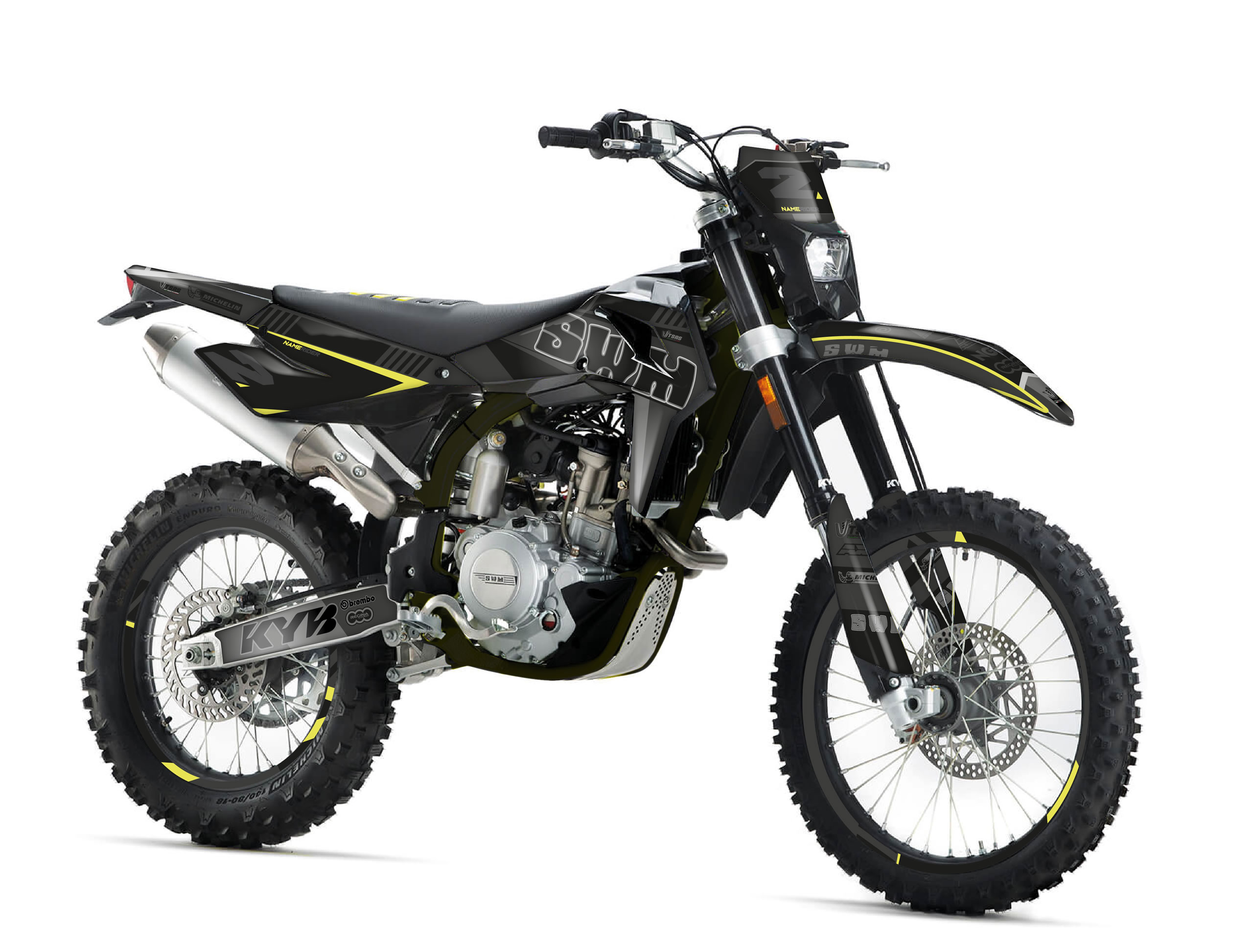 Kit Adesivi Motocross per SWM