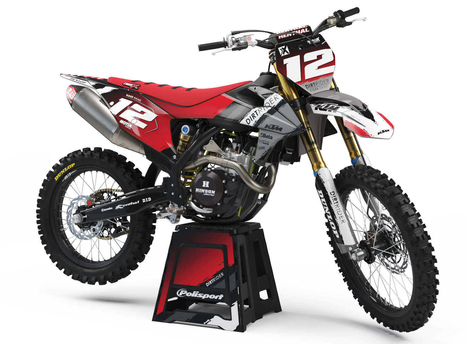 Grafiche Ktm DIRT COMBO– kit adesivi moto Ktm personalizzati