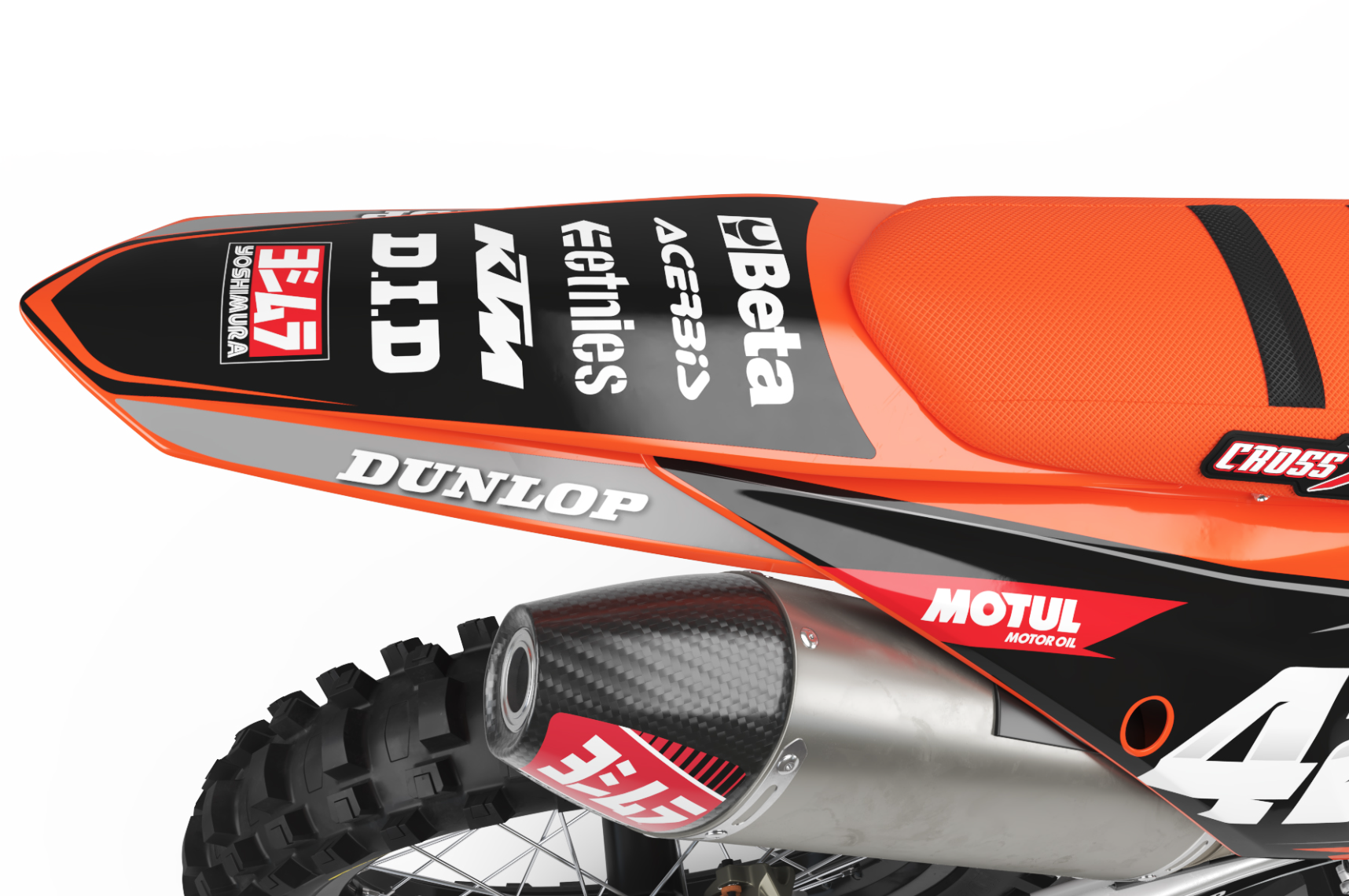 Grafiche Ktm COMBO – kit adesivi professionali per tutti i modelli - immagine 3