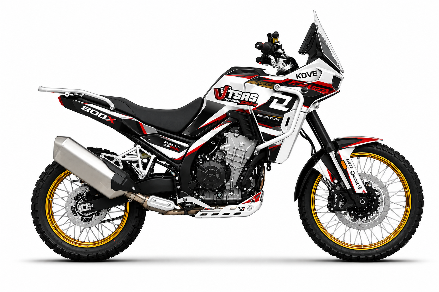 Grafiche Kove DAKAR Adventure Bike Visualteam
