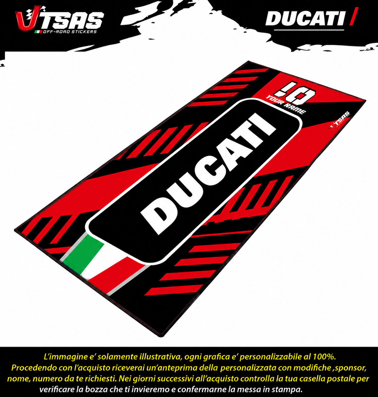 TAPPETO DUCATI
