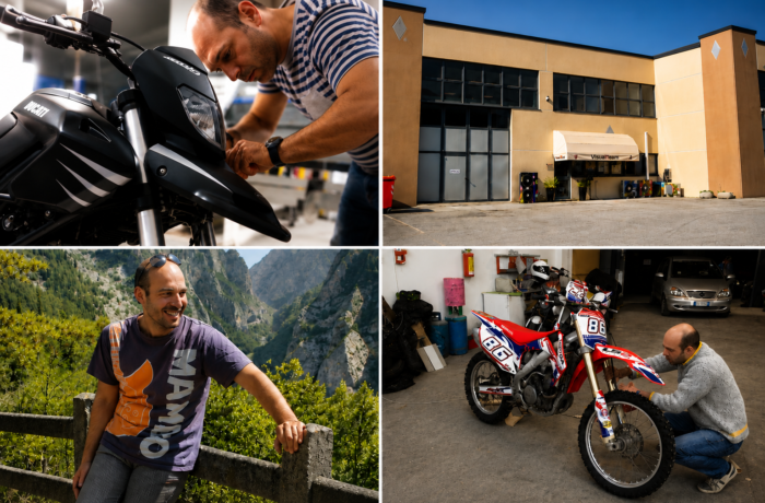 ENRICO COLLAGE VisualTeam Off-road Stickers – Sede e laboratorio